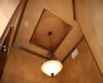 Foyer Faux Ceiling, Walls and Faux Wood Moldings